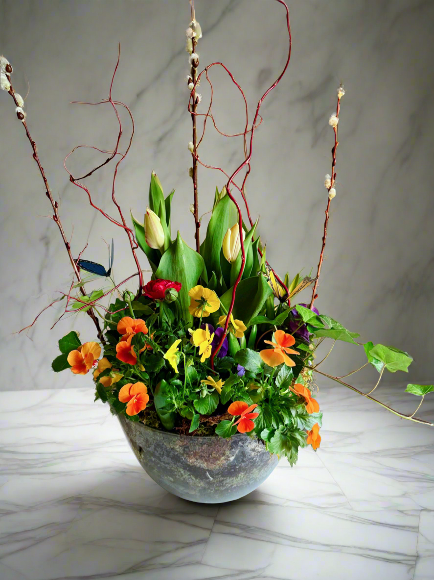Petal Paradise-Plant centrepiece