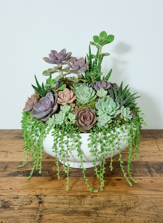 Succulent haven-Plant Centerpieces